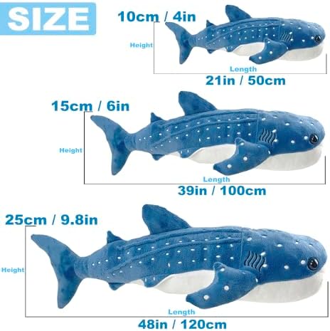 185 Inch Whale Shark Plush Toy for Kids