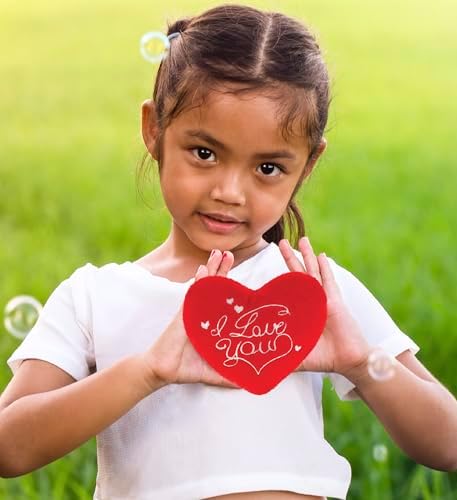 DolliBu I Love You Red Heart Plush Toy