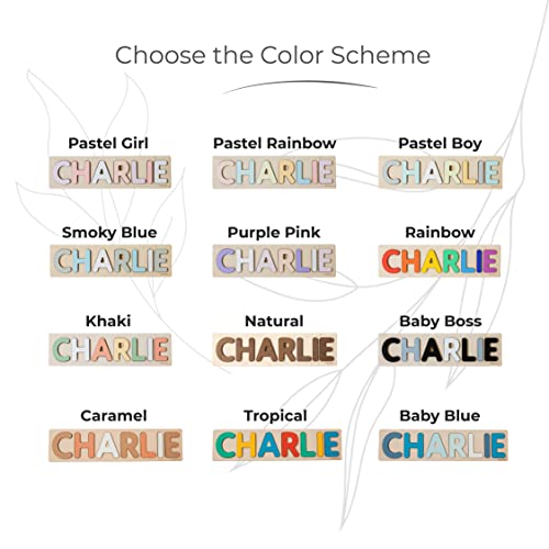 Personalized Baby Puzzle with Animal Figurines