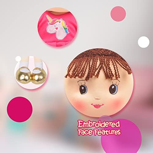 Linzy 16 Pink Laura Soft Plush Rag Doll