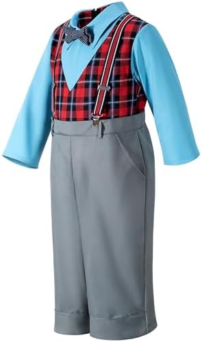 Bosvin Old Man Costume Set for Kids 1