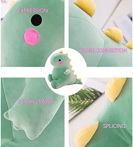 Green Dinosaur Plush Toy 13in Cute Stuffed Animal Doll
