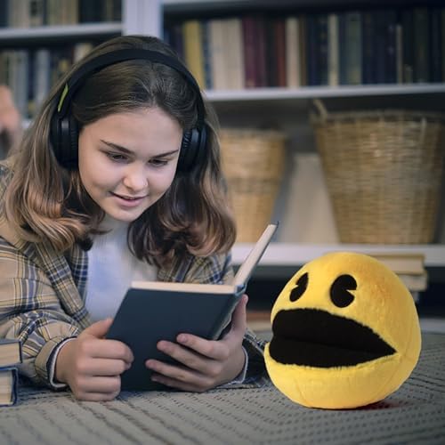 WjcnPac-Man 6 Inch Yellow Plush Stuffed Animal