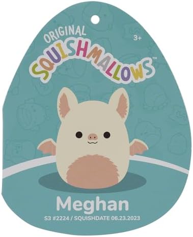 Squishmallows 35 Clip-On Meghan The Bat Yellow 1