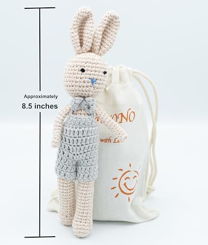 KawaiOnO Bunny Son Handmade Crochet Plushie Doll 1