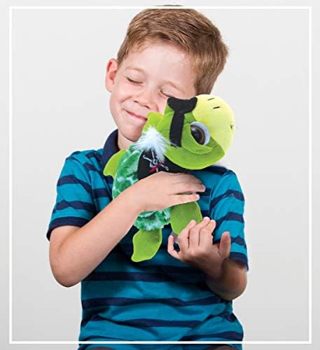 DolliBu Pirate Sea Turtle Plush - 9 Inch Huggable Toy