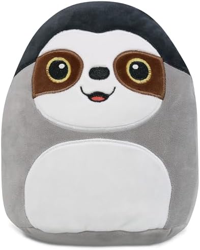 DolliBu Snug-Mooshies Sloth Plush Toy - 10 Inch