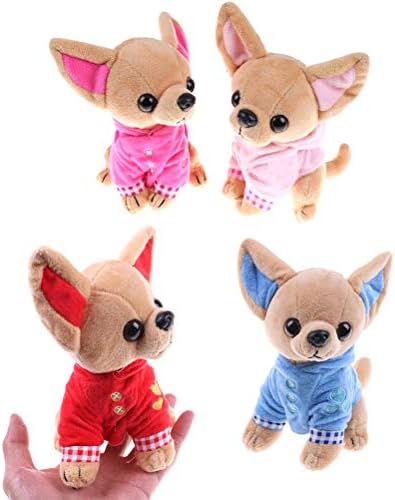 SUSHAFEN Stuffed Dog Plush Toy 17cm Cute Pillow Decoration