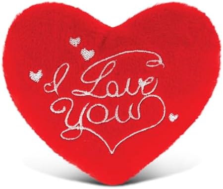 DolliBu I Love You Red Heart Plush Toy