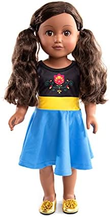 Little Adventures Twirl Princess Dress Alpine - Machine Washable No Glitter