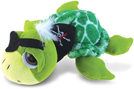 DolliBu Pirate Sea Turtle Plush - 9 Inch Huggable Toy