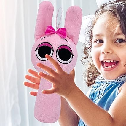 Sprunki Game Plush Pillow Doll Pink