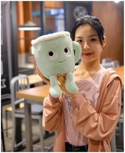 Latte Plush Pillow Coffee Cup Stuffed Toy for Kids and Adults
