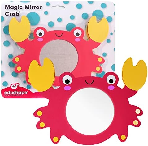 Edushape Magic Mirror Crab - Learning Bath Toy for Toddlers