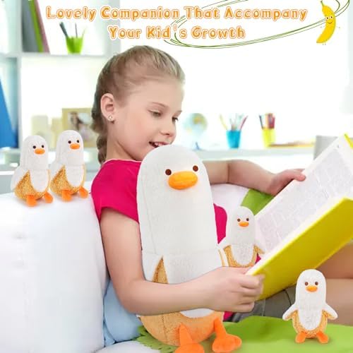 Auspicious Beginning 5-Piece Banana Duck Plush Set