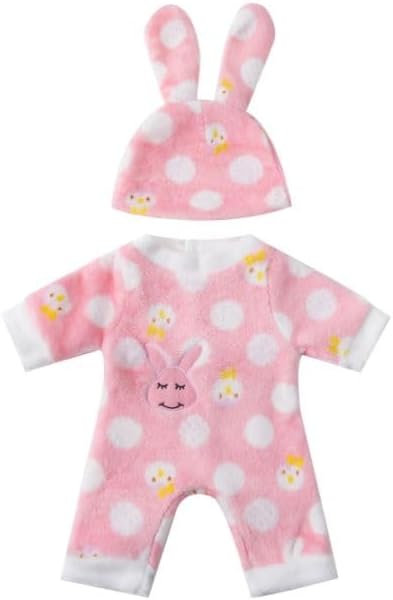 Fervorral Reborn Baby Doll 2-Piece Clothing Set