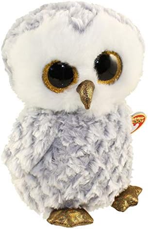 Ty Beanie Boos Owlette - WhiteGray Medium