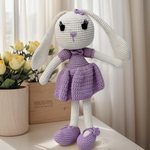 Bunny Rabbit Stuffed Animal Plushie Doll for Toddlers