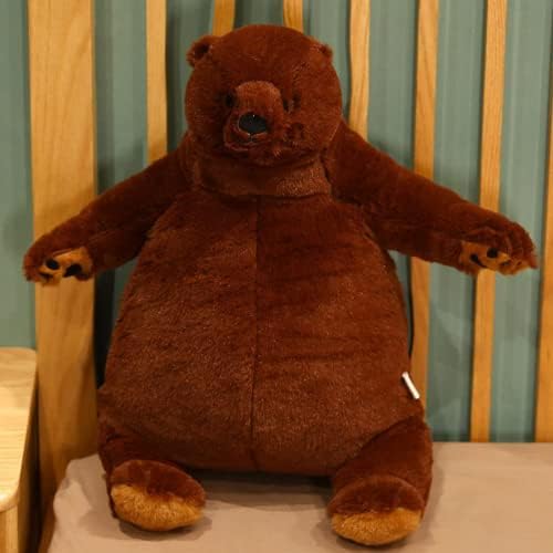 Giant Plush Teddy Bear Dark Brown 315 Inch Cuddly Toy