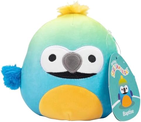 Squishmallows Original 5-Inch Baptise The Macaw