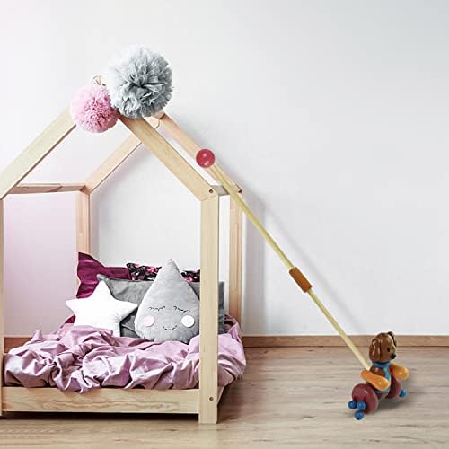 RUYU Loyal Puppy Wooden Push-n-Pull Toy for Toddlers