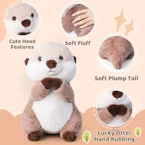 Riuhot Soft Sea Otter Plushie Toy 157 for Kids