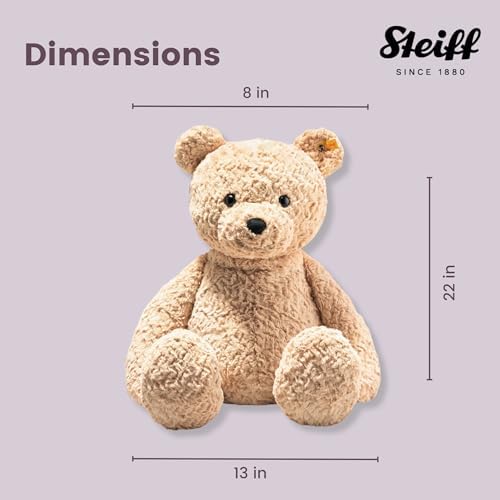 Steiff Jimmy Teddy Bear 55 cm Soft Plush Toy with Plastic Eyes