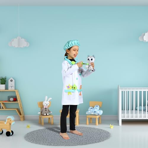 Kids Doctor Costume for Halloween Pretend Play