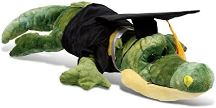 DolliBu Alligator Graduation Plush - 18 Inches with Personalization