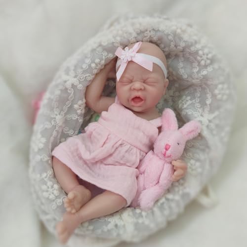 Mire Mire 7 Inch Reborn Baby Doll with Crying Face
