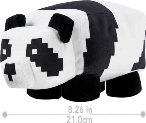 Mattel Minecraft Basic Panda Plush 8-Inch Collectible Toy