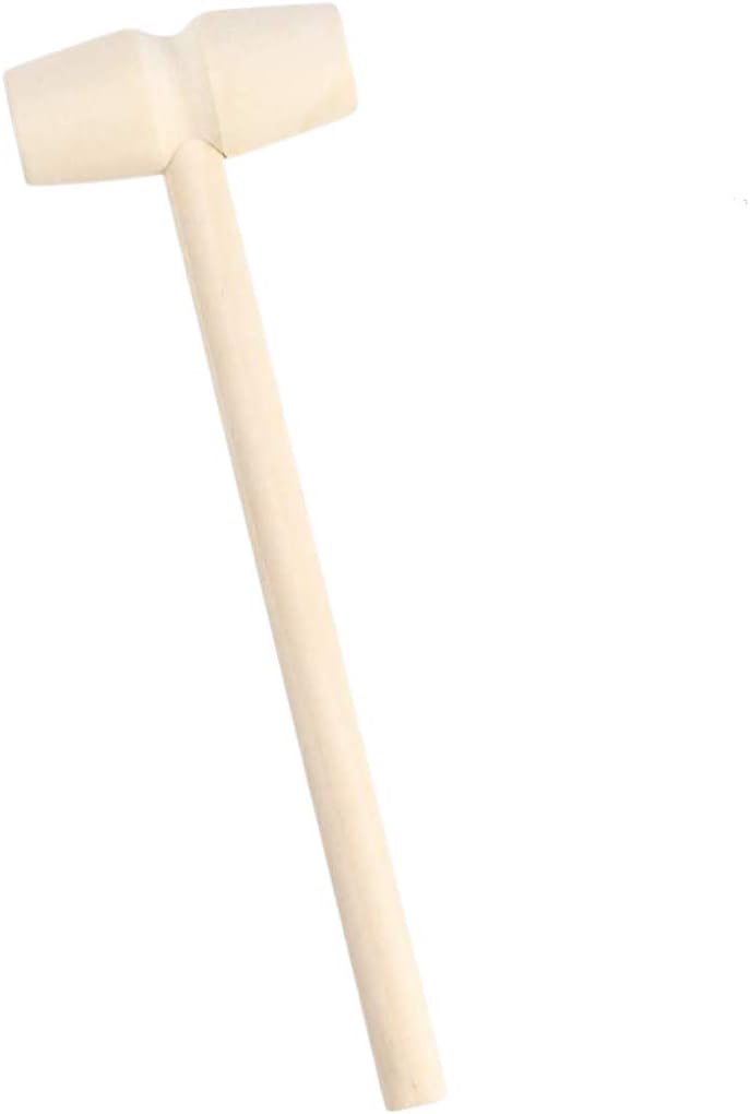 30Pcs Miniature Wooden Hammer for DIY and Seafood Shelling