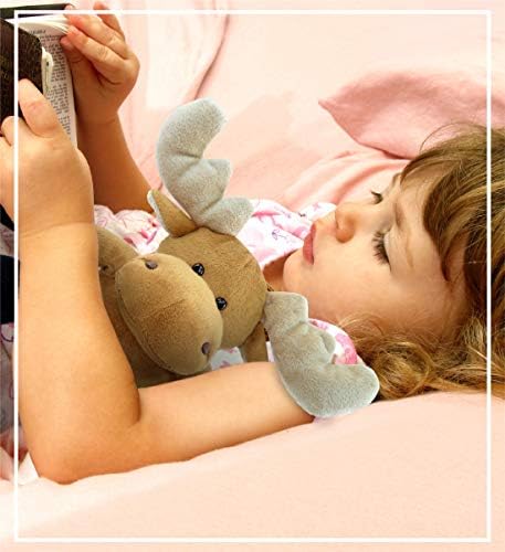 DolliBu Plush Moose Stuffed Animal - 6 Inches