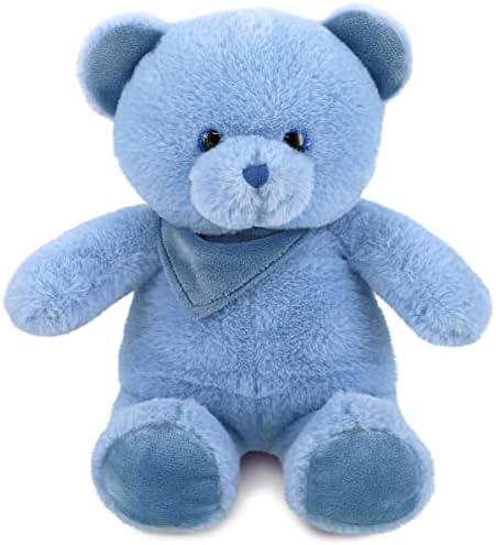 DolliBu Baby Blue Bear Plush Toy - 8 Inches