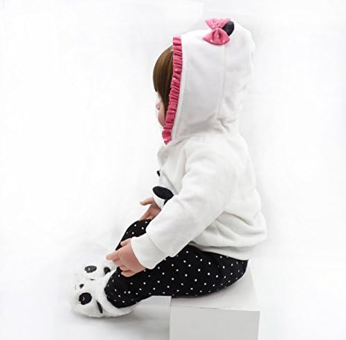 Pedolltree Reborn Baby Girl 18 Inch Panda Outfit