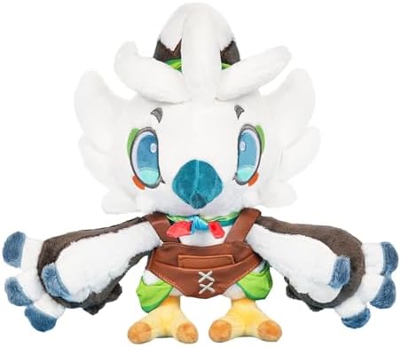 Nadou 12 Inch White Bird Plush Stuffed Animal 1