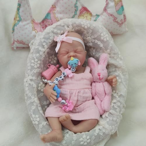 Mire Mire 7 Inch Reborn Baby Doll with Crying Face