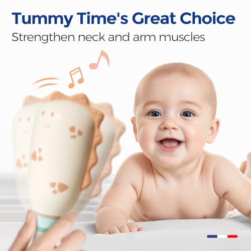 Evoceler Baby Dinosaur Rattles with Teether