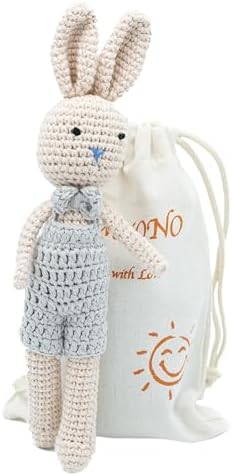 KawaiOnO Bunny Son Handmade Crochet Plushie Doll 1