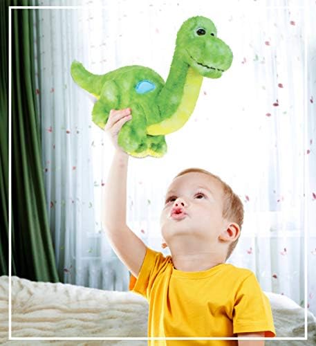 Puzzled DolliBu Plush Dinosaur - 10 Inch Soft Huggable Green Toy