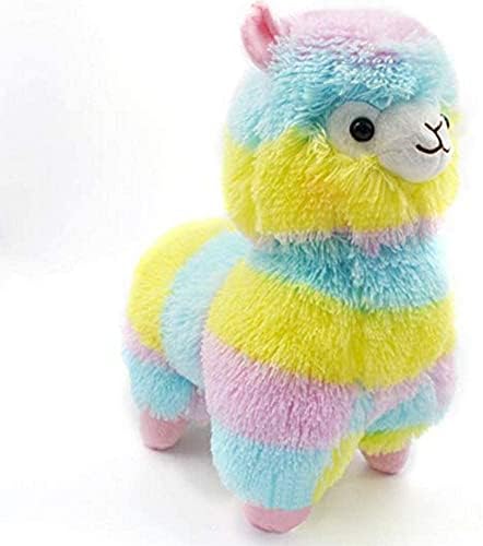 137 Inch Rainbow Llama Plush Toy for Kids and Adults