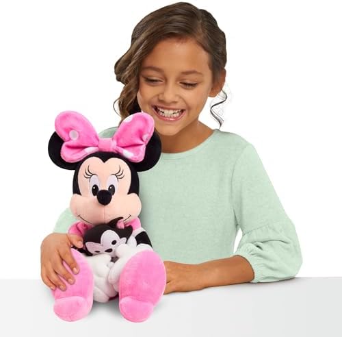 Disney Classics Lil Friends Minnie Mouse Plushie with Figaro