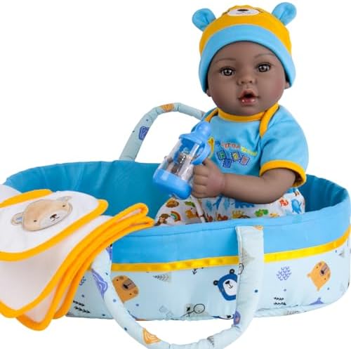 Aori Reborn Baby Boy Doll 18 Inch with 9 Piece Set