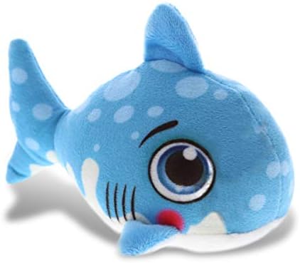 DolliBu Blue Shark Plush Toy 55 Inch Huggable Stuffed Animal 1