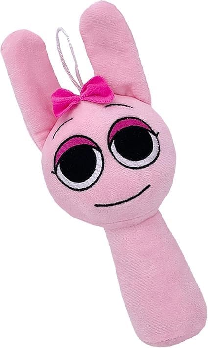 Sprunki Game Plush Pillow Doll Pink
