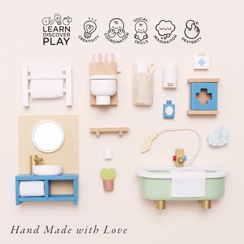Le Toy Van Daisylane Bathroom Wooden Toy Set