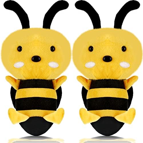 Civaner 2 Pieces Honey Bee Plush Toys 787 Inches
