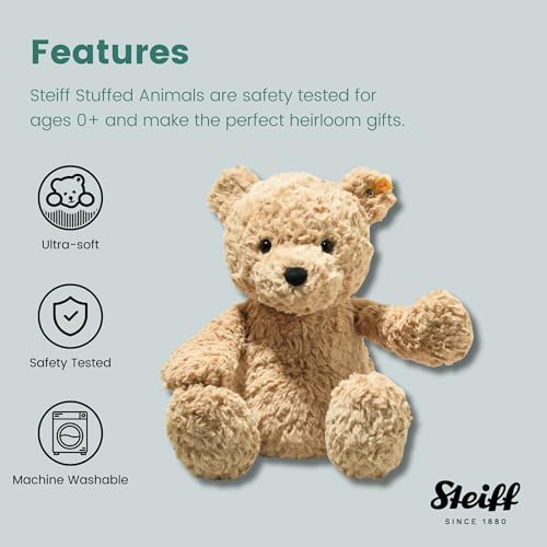 Steiff Jimmy Teddy Bear 16 Inches Light Brown