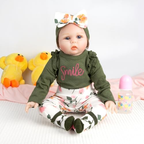 Pedolltree Reborn Baby Doll Army Green 4pcs Set 1
