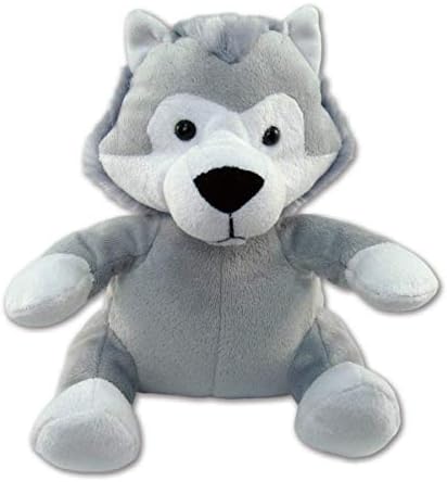 DolliBu Plush Wolf Stuffed Animal - 6 Inches